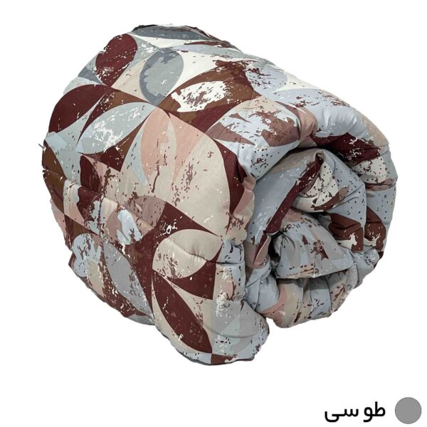 لحاف مانیکاهوم مدل روفینا پلاس یکنفره - طوسی - تصویر 3